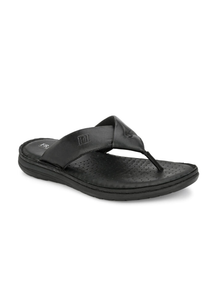 FL 135 BLACK (2) (2) MEN THONG CHAPPAL - Image 2