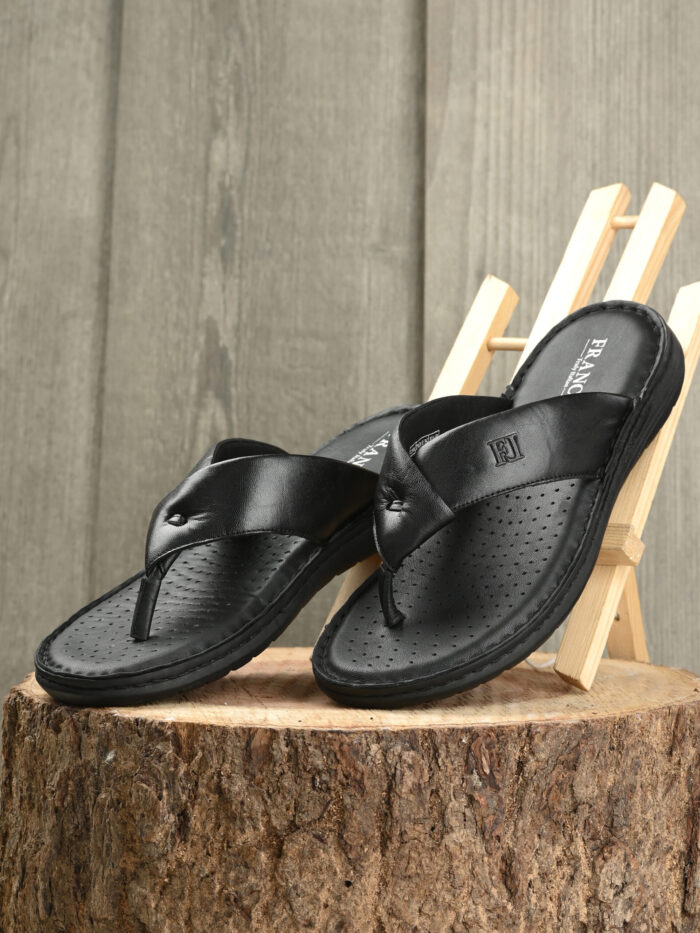 FL2013520BLACK20281029.jpg MEN THONG CHAPPAL - Image 5